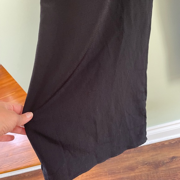 Xhilaration Wide Leg Jumpsuit w Lace Top Black-Medium - Picture 12 of 16